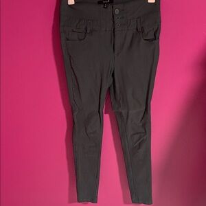 Grey Women's Slim Fit Pants